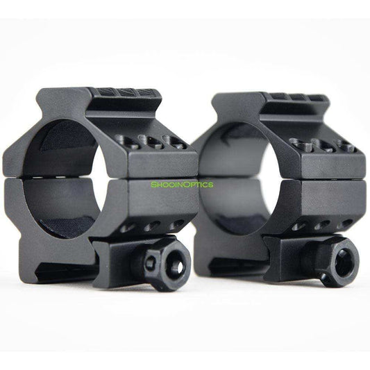 Shooin Optics Scope 1.25 Inch 30mm Tube Ring 20mm Weaver Picatinny Mount M7853 - Shooin Optics