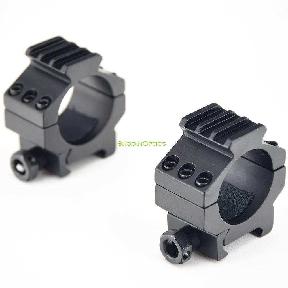 Shooin Optics Scope 1.25 Inch 30mm Tube Ring 20mm Weaver Picatinny Mount M7853 - Shooin Optics