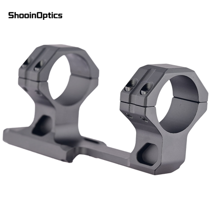 Shooin Optics Soporte profesional para mira telescópica en voladizo de 30 mm Diseño de una pieza para riel de 20 mm Soporte óptico de desplazamiento largo Montaje de alta estabilidad