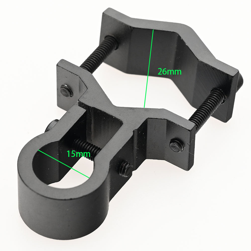 Support d'anneau 15 mm Adaptateur de tube d'anneau 10-26 mm