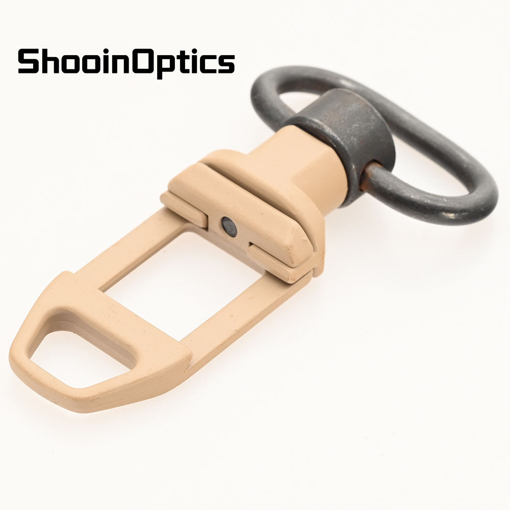 Sparta Push Button Quick Detachable Tactical Sling Swivel For Picatinny Rail Mount