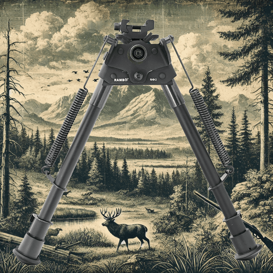 RH9-2 Bipod For Sling Swivel Picatinny Weaver Base - Shooin Optics