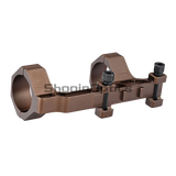 Rifle Scope Ring Mount For 34mm Tube Picatinny Weaver Rail Integral - Shooin Optics