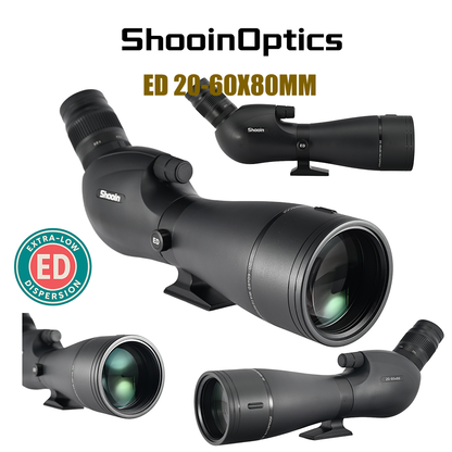 Shooin Optics ED 20-60x80 Spotting Scope