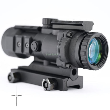 Optical Fiber 3x32 Optics Riflescope Integrated 20mm PIC Mount Extension Base Shooin