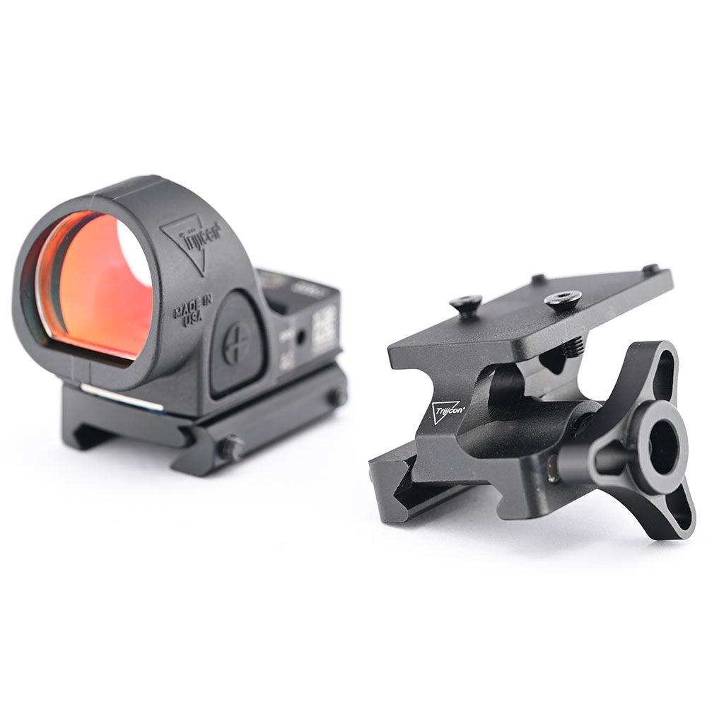 Reflex 1x Red Dot Sight Collimator Scope With High and Low 20mm Mount Extension Base - Shooin Optics