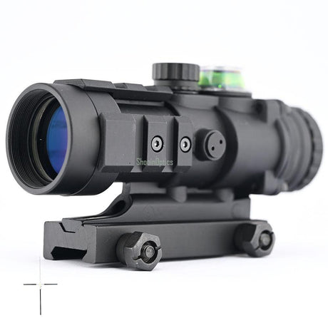 Optical Fiber 3x32 Optics Riflescope Integrated 20mm PIC Mount Extension Base Shooin