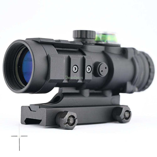 Optical Fiber 3x32 Optics Riflescope Integrated 20mm PIC Mount Extension Base - Shooin Optics