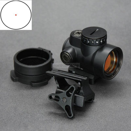 Tactical 1x 30mm Red Dot Sight 1x Reflex Collimator Optics Scope With High Low 20mm Mount Base Anti-Reflective Protective Lens Cover No brand