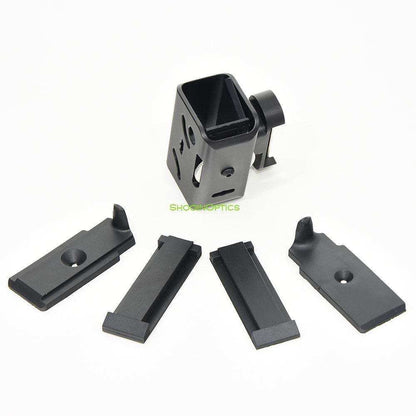 IPSC USPSA Competition Multi-Angle Adjustable Pistol Holster Aluminum Quick Pull Out Rapid Fire Mag Magazine Pouch - Shooin Optics