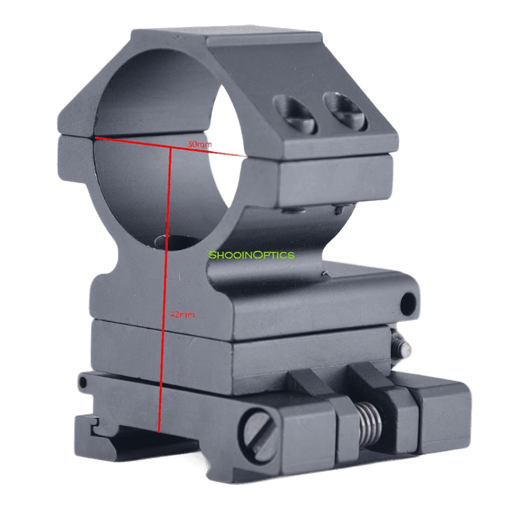 SIDE FLIP MOUNT 30mm Ring Picatinny Rail Mount - Shooin Optics