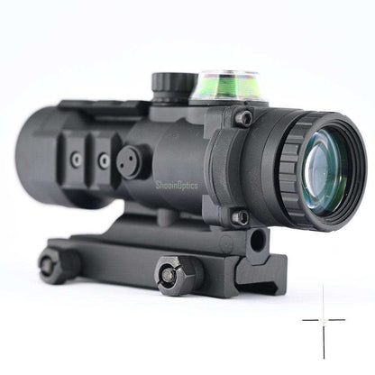 Optical Fiber 3x32 Optics Riflescope Integrated 20mm PIC Mount Extension Base - Shooin Optics
