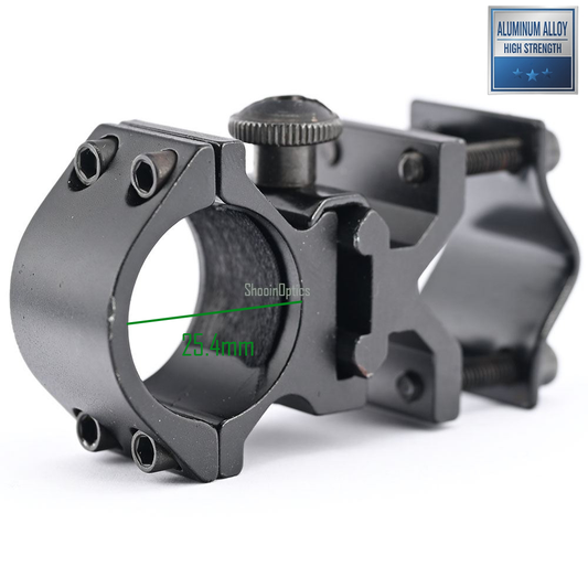 1-inch ring 20mm guide rail clamp for mounting flashlights and laser pointers