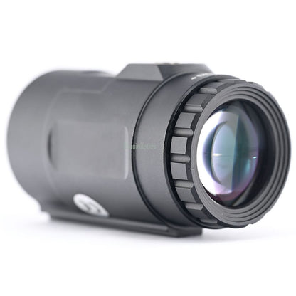 Red Dot 3x HD Magnifier Quick Side Flip Picatinny Rail Mount - Shooin Optics