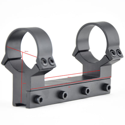 Scope 30mm 1.25 Inch Tube Ring Dovetail 11 Mount Base - Shooin Optics