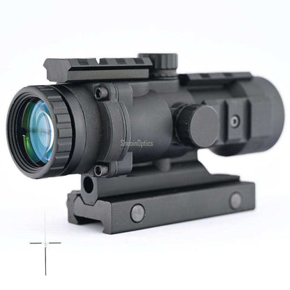 Optical Fiber 3x32 Optics Riflescope Integrated 20mm PIC Mount Extension Base - Shooin Optics