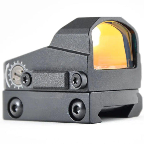 Shooin Optics SF 1x22 Red Dot Collimator Sight High Low 20mm Mount Base M7602 - Shooin Optics