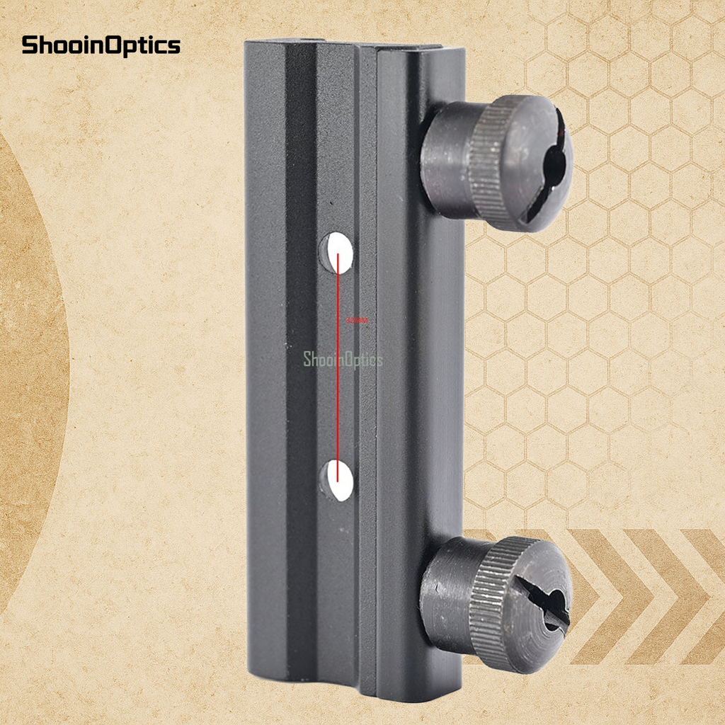 20mm Rail Mounting Base 30mm Hole Spacing For ACOG