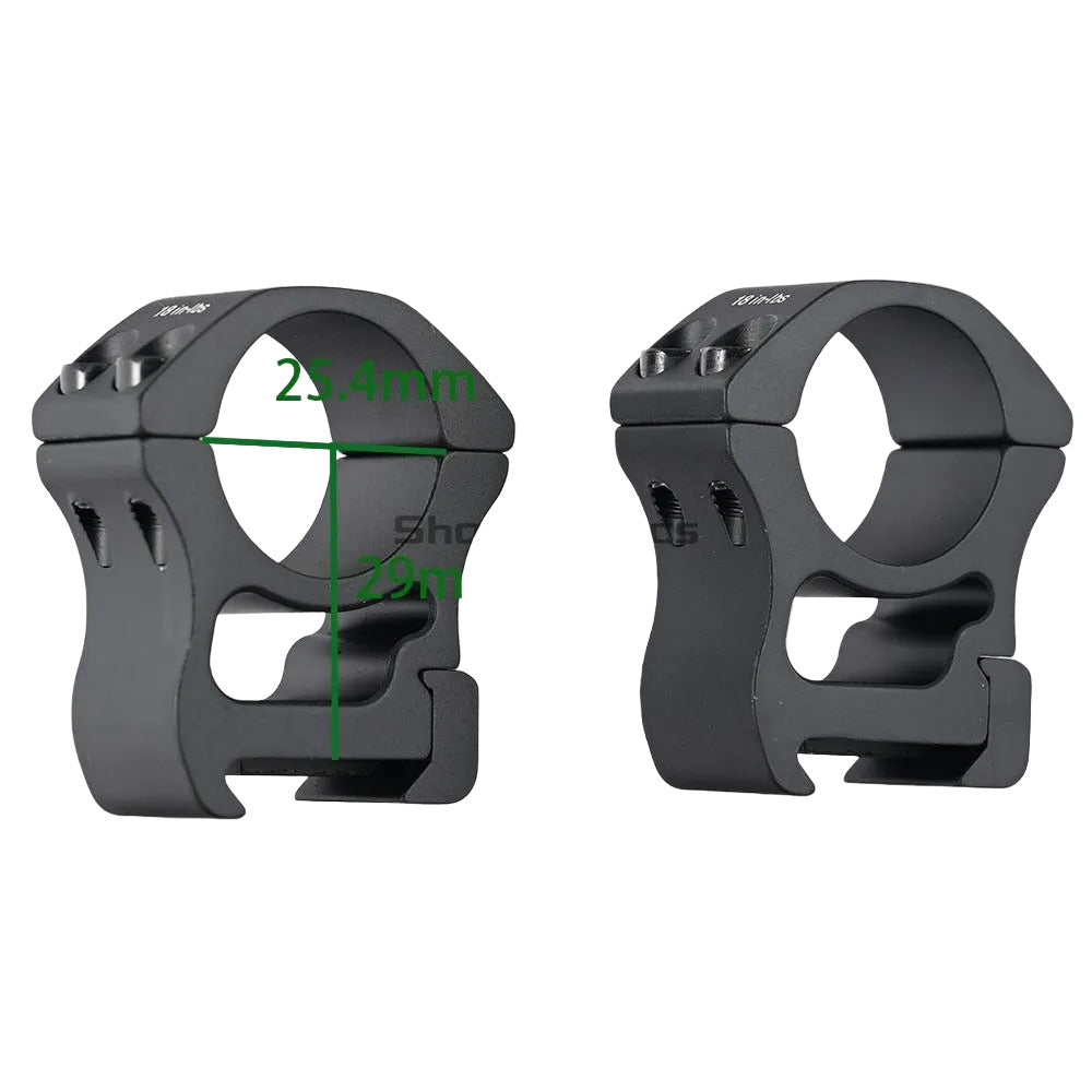 1 Inch 25.4mm Scope Ring 20mm Mount