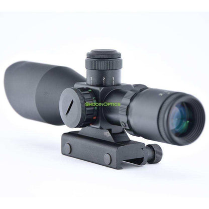 2.5-10x40 Red Greeg Mil Dot Scope 20mm Mount Base Fast Range And Small Range Adjustment - Shooin Optics