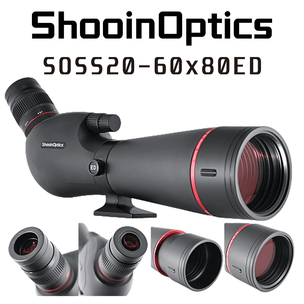Shooin Optics 80mm ED 20-60x80 Spotting Scope Fieldscope - Shooin Optics