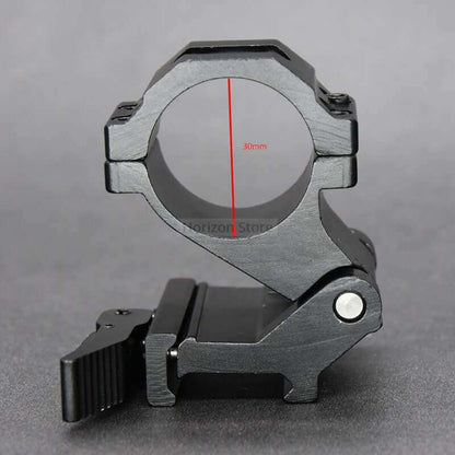 Folding Mount Quick-Release Picatinny Rail Base For 30mm Tube Magnifier - Shooin Optics