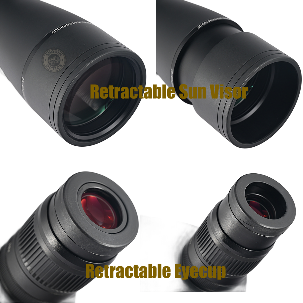 Shooin Optics ED 20-60x80 Spotting Scope