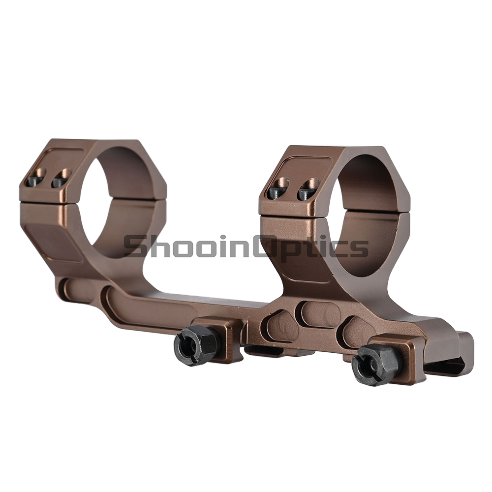 Rifle Scope Ring Mount For 34mm Tube Picatinny Weaver Rail Integral - Shooin Optics