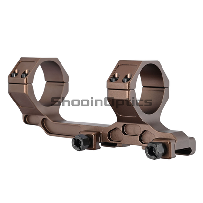 Rifle Scope Ring Mount For 34mm Tube Picatinny Weaver Rail Integral - Shooin Optics