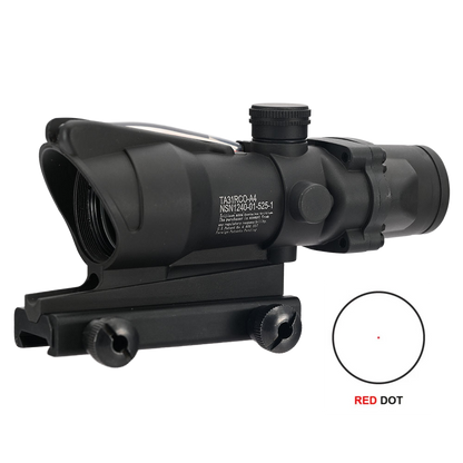 Fiber-optic red/green dot sight