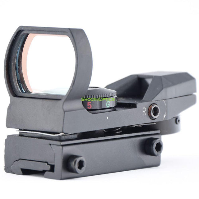 Shooin Optics 1x Red Dot Reflex Collimator Sight With 20mm Dovetail 11mm Two Models Mount Base - Shooin Optics