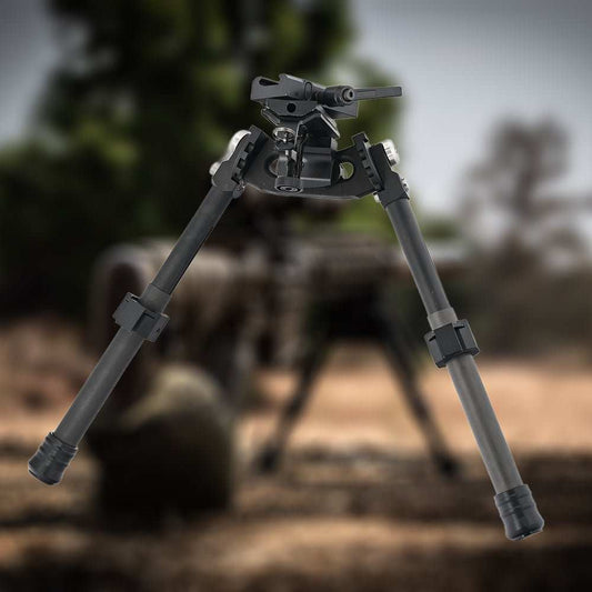 Heavy Long Range Shooting Carbon Fiber Tube Bipod 6-9 INCH - Shooin Optics