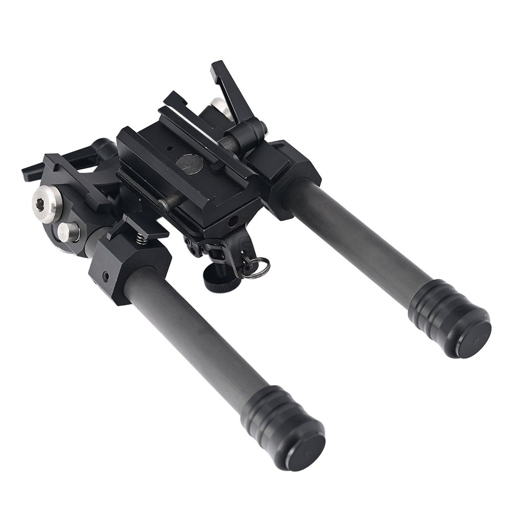 Heavy Long Range Shooting Carbon Fiber Tube Bipod 6 - 9 INCH - Shooin Optics