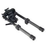 Heavy Long Range Shooting Carbon Fiber Tube Bipod 6 - 9 INCH - Shooin Optics