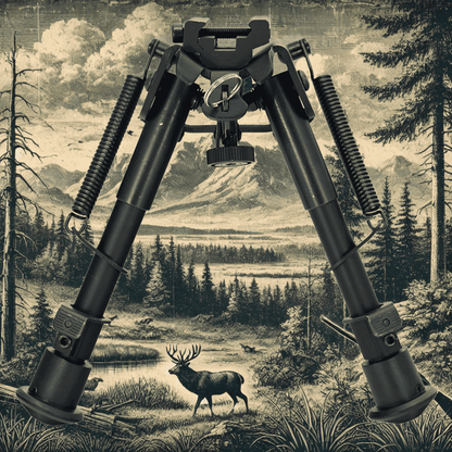 6-9 Inch Bipod Picatinny Weaver Mount Base RH6-2 - Shooin Optics