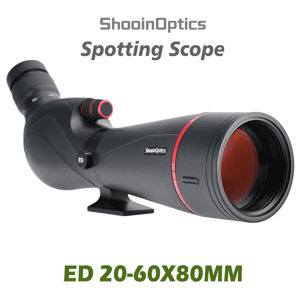 Shooin Optics 80mm ED 20-60x80 Spotting Scope Fieldscope - Shooin Optics