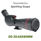 Shooin Optics 20 - 60x80 ED Glass Fieldscope Outdoor Spotting Scope - Shooin Optics