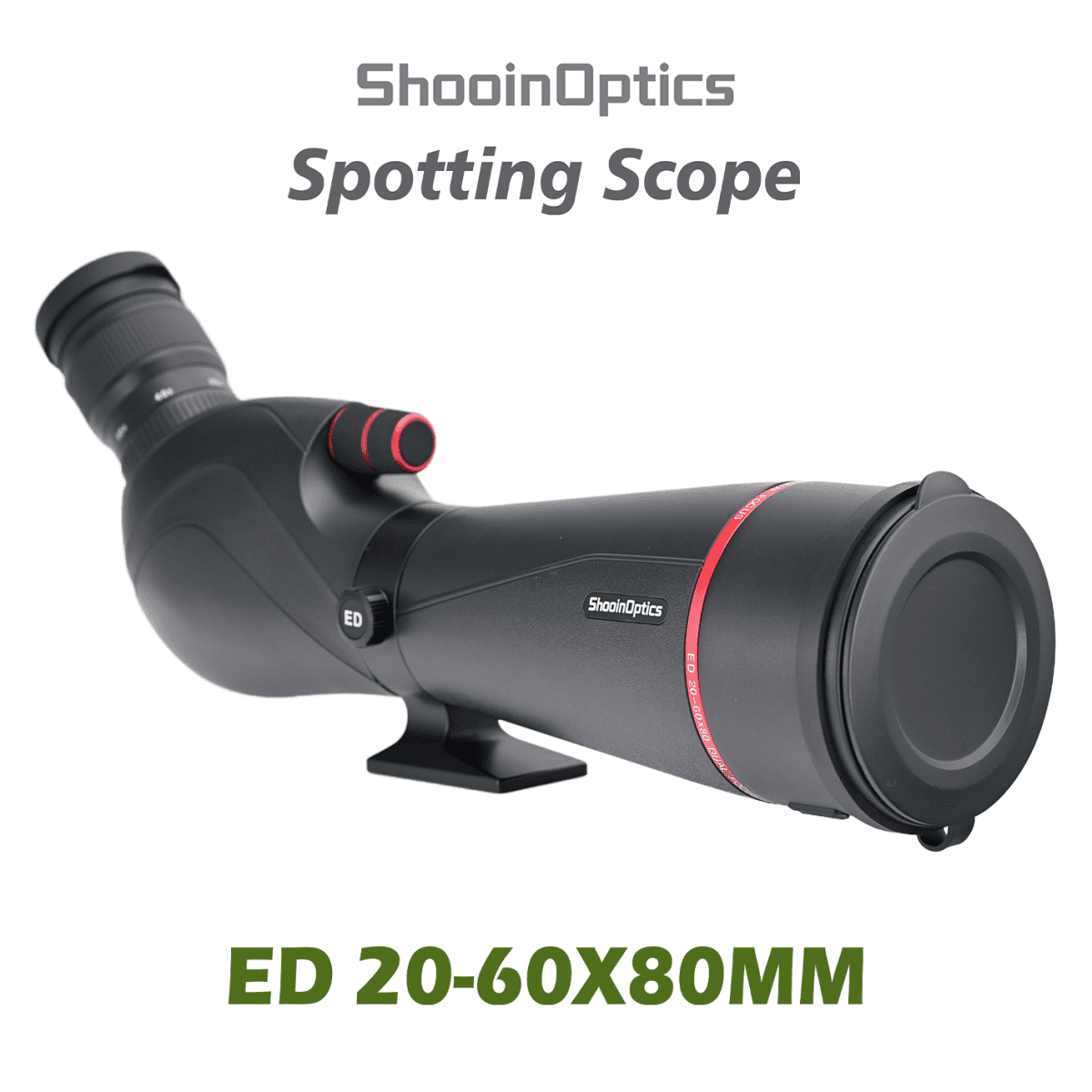 Shooin Optics 80mm ED 20-60x80 Spotting Scope Fieldscope - Shooin Optics