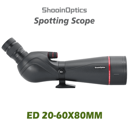 Shooin Optics 80mm ED 20-60x80 Spotting Scope Fieldscope - Shooin Optics