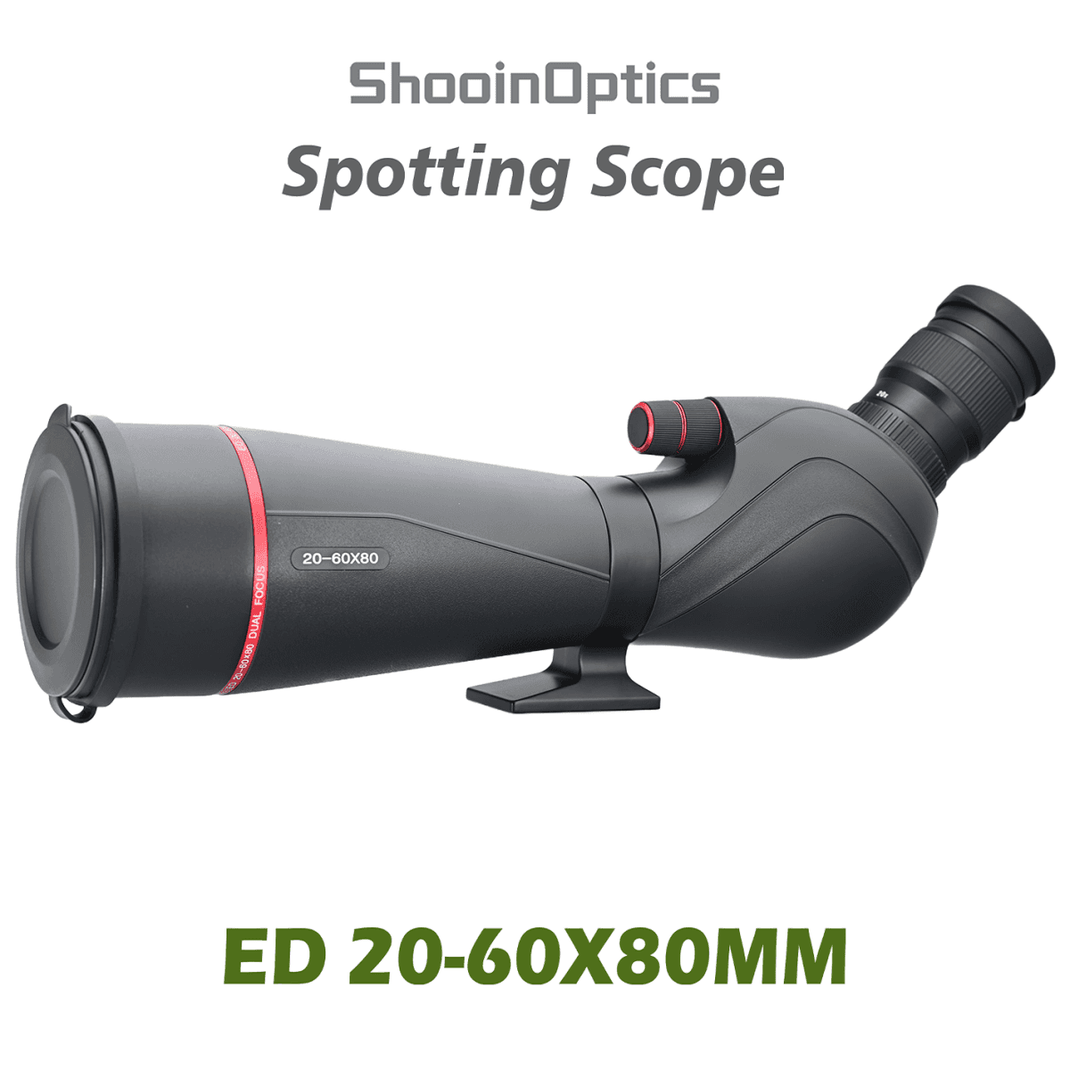 Shooin Optics 80mm ED 20-60x80 Spotting Scope Fieldscope - Shooin Optics