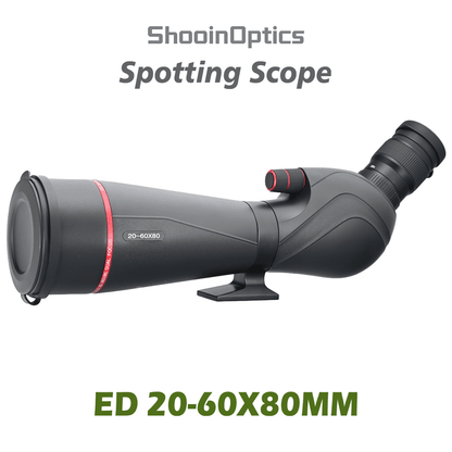 Shooin Optics 80mm ED 20-60x80 Spotting Scope Fieldscope - Shooin Optics