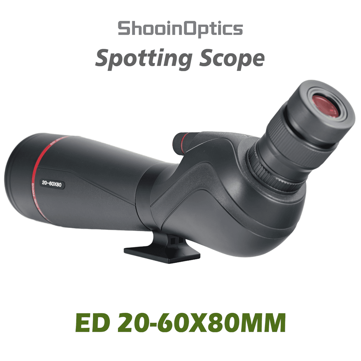 Shooin Optics 80mm ED 20-60x80 Spotting Scope Fieldscope - Shooin Optics