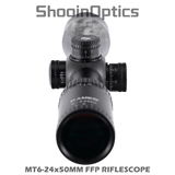 Shooin Optics 6 - 24x50 FFP Rifle Scope 30mm Tube 1/8 MOA - Shooin Optics