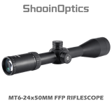 Shooin Optics 6 - 24x50 FFP Rifle Scope 30mm Tube 1/8 MOA - Shooin Optics