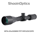 Shooin Optics 6 - 24x50 FFP Rifle Scope 30mm Tube 1/8 MOA - Shooin Optics