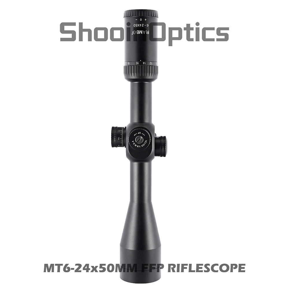 Shooin Optics 6 - 24x50 FFP Rifle Scope 30mm Tube 1/8 MOA - Shooin Optics