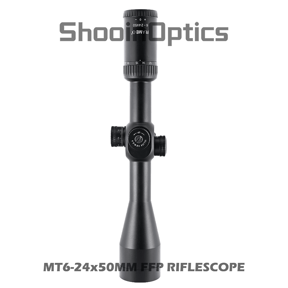 Shooin Optics 6-24x50 FFP Rifle Scope 30mm Tube 1/8 MOA - Shooin Optics