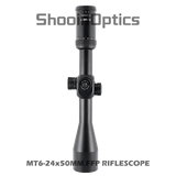 Shooin Optics 6 - 24x50 FFP Rifle Scope 30mm Tube 1/8 MOA - Shooin Optics