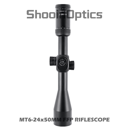 Shooin Optics 6-24x50 FFP Rifle Scope 30mm Tube 1/8 MOA - Shooin Optics