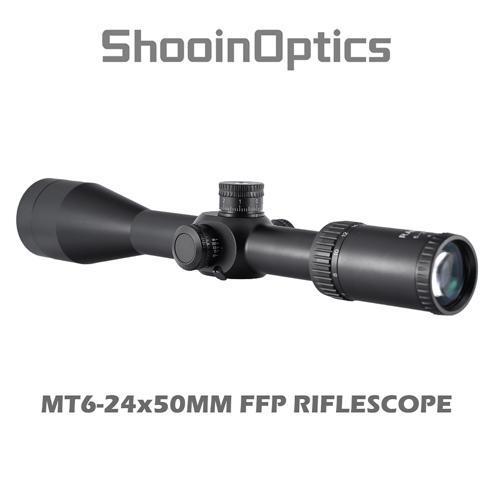 Shooin Optics 6 - 24x50 FFP Rifle Scope 30mm Tube 1/8 MOA - Shooin Optics